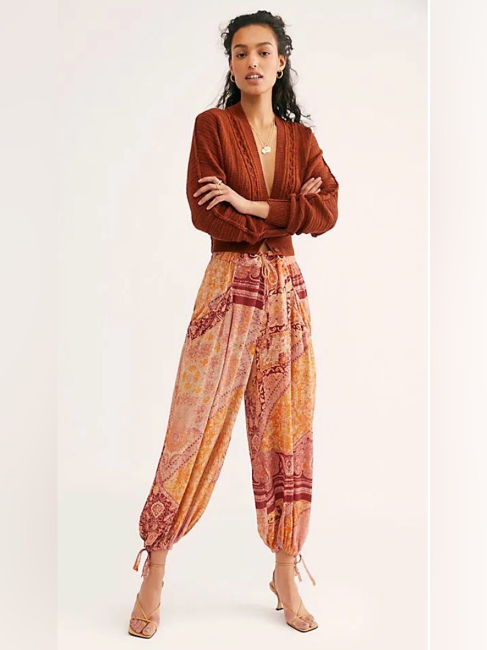 Free People Boho Begonia Balloon Pant Size Medium